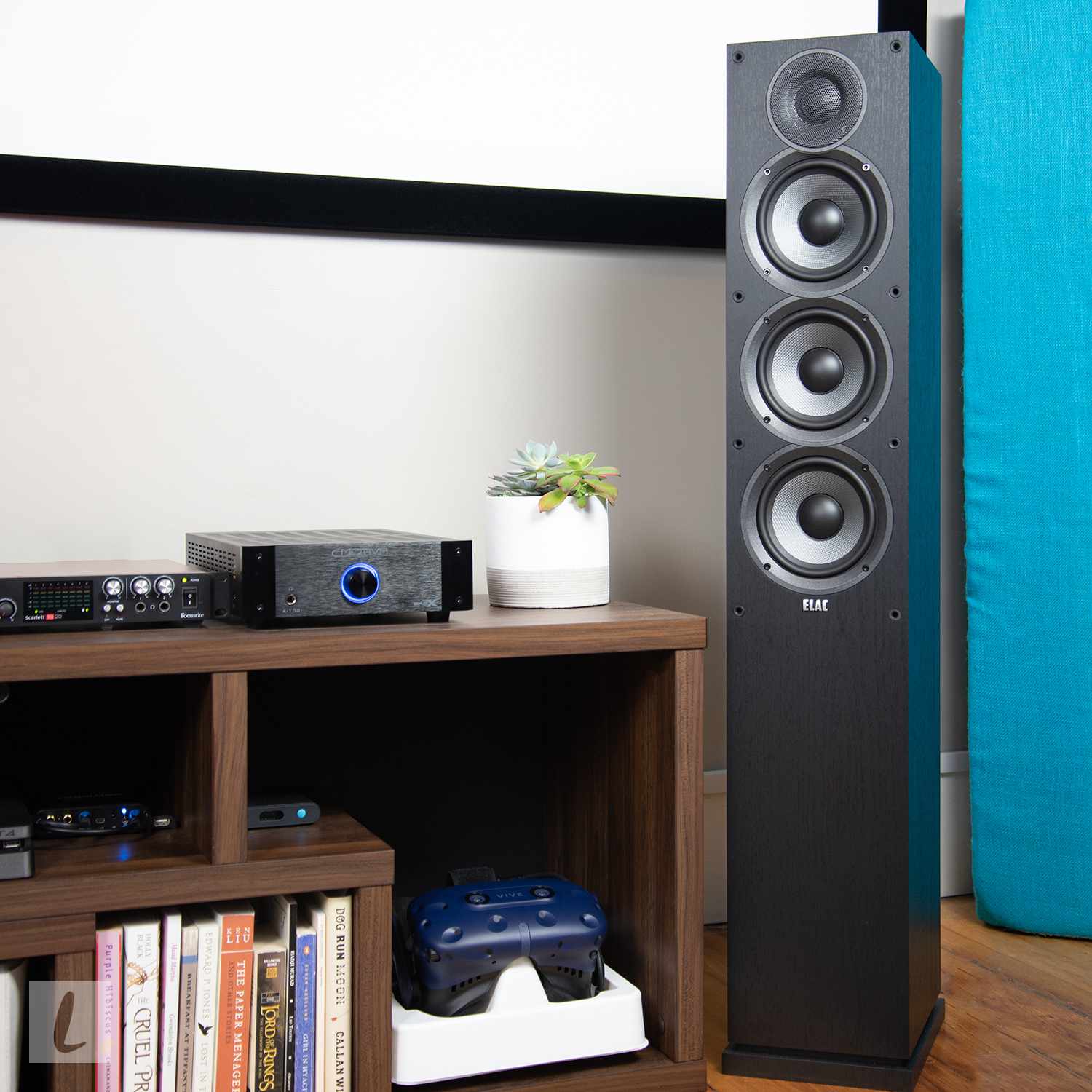 elac debut f5.2 (black ash)