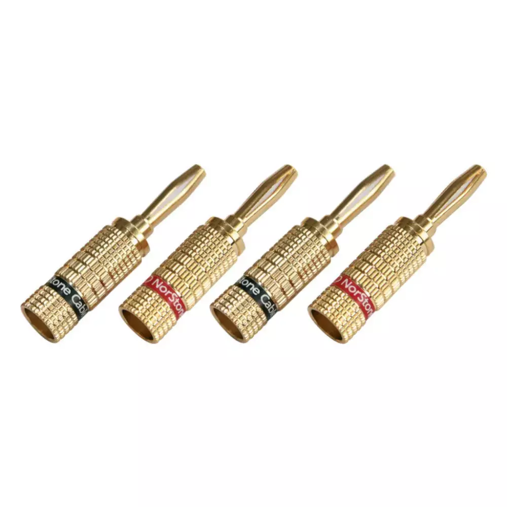 Акустические разъёмы NorStone Banana Plugs Gold